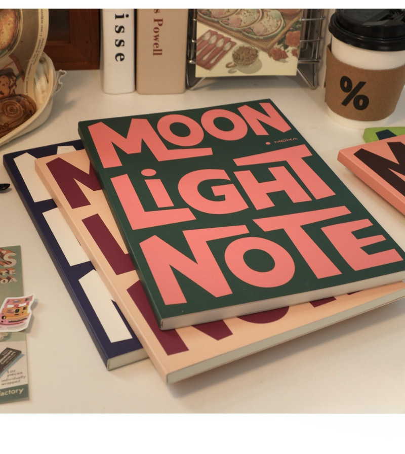 The B5 notebook of the same style as Xiaohongshu, with a high appearance level, thickened and simple horizontal line, is a student notebook and a practical diary pic 11