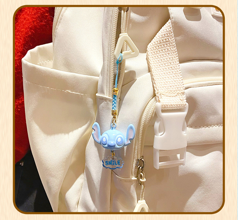 正版史迪奇水音铃钥匙扣挂件可爱卡通玩偶情侣书包时尚挂链小礼品详情17