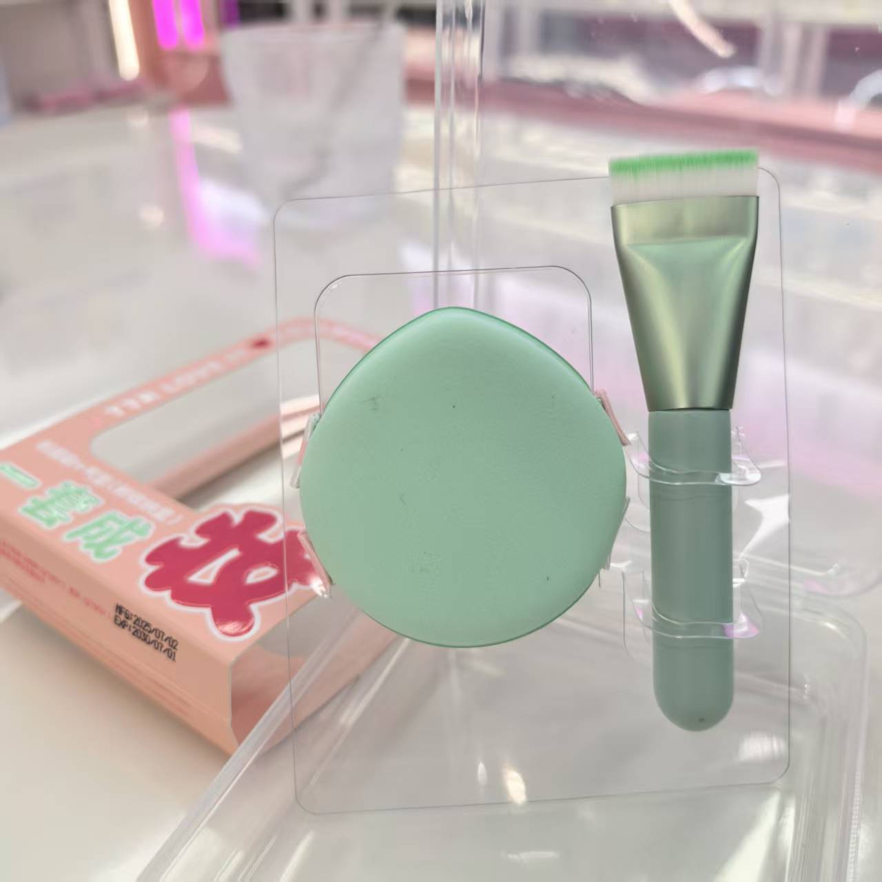 卡盟气垫粉扑套装干湿两用超软服帖不吃粉化妆美妆蛋粉底平头刷详情5