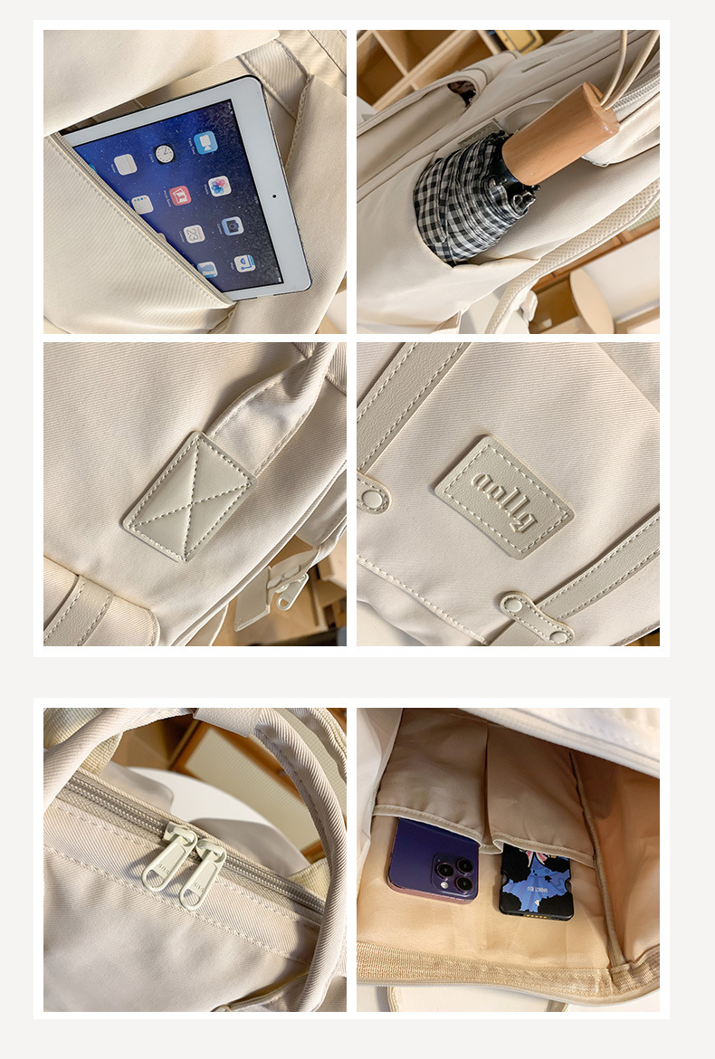 妈咪包ins手提大容量高级感学生外出轻便旅行女士多功能书包详情46