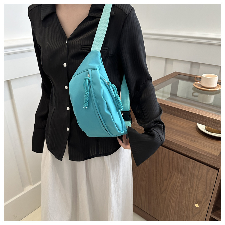 Summer casual candy-colored single-shoulder dumpling bag 2024 New trend neutral daily chest bag, beautiful and fashionable crossbody bag pic 11