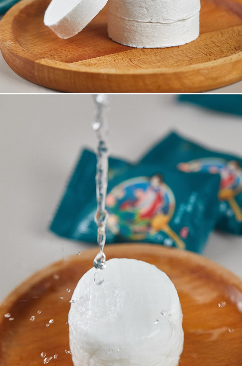 全棉时代洗脸巾一次性洁面巾纯棉洗面擦脸棉柔巾迷你便携装国潮详情10