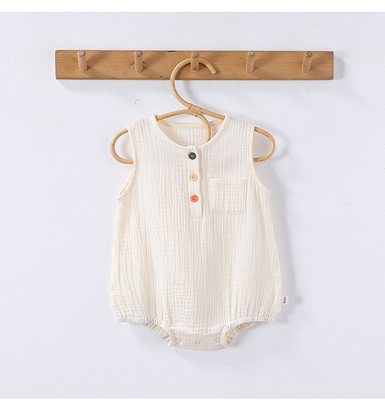 Summer baby wraparound for boys and girls, pure cotton Class a summer breathable triangular hatchcoat for newborns pic 25