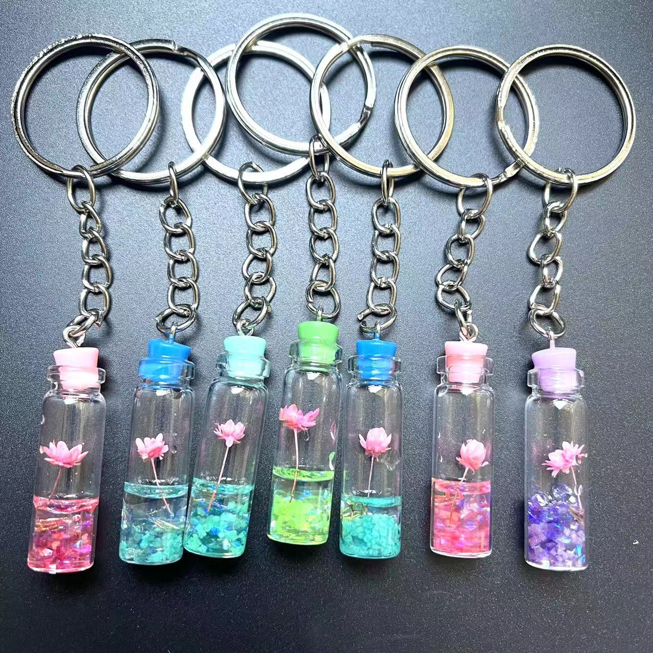 漂流瓶 时尚创意可爱钥匙扣 女学生闺蜜钥匙链 包包挂件生日礼物详情8