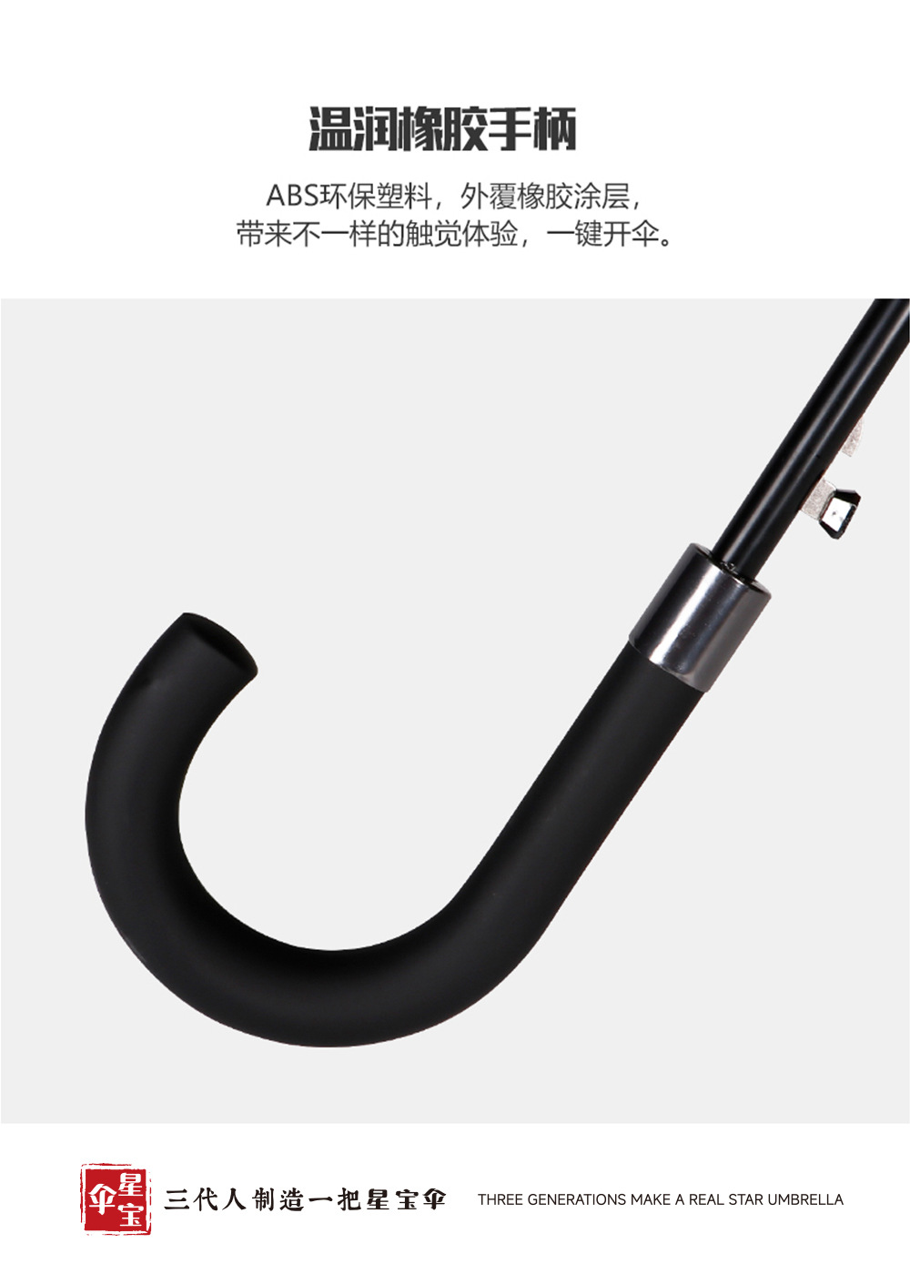 【欧美出口】男士商务直柄伞16骨25吋长雨伞迷彩印花加大伞面碰击详情13
