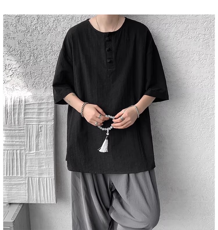 Customized Chinese-style loose Tang T-shirt super factory in Kingston, Washington, USA, based on your provided samples pic 18