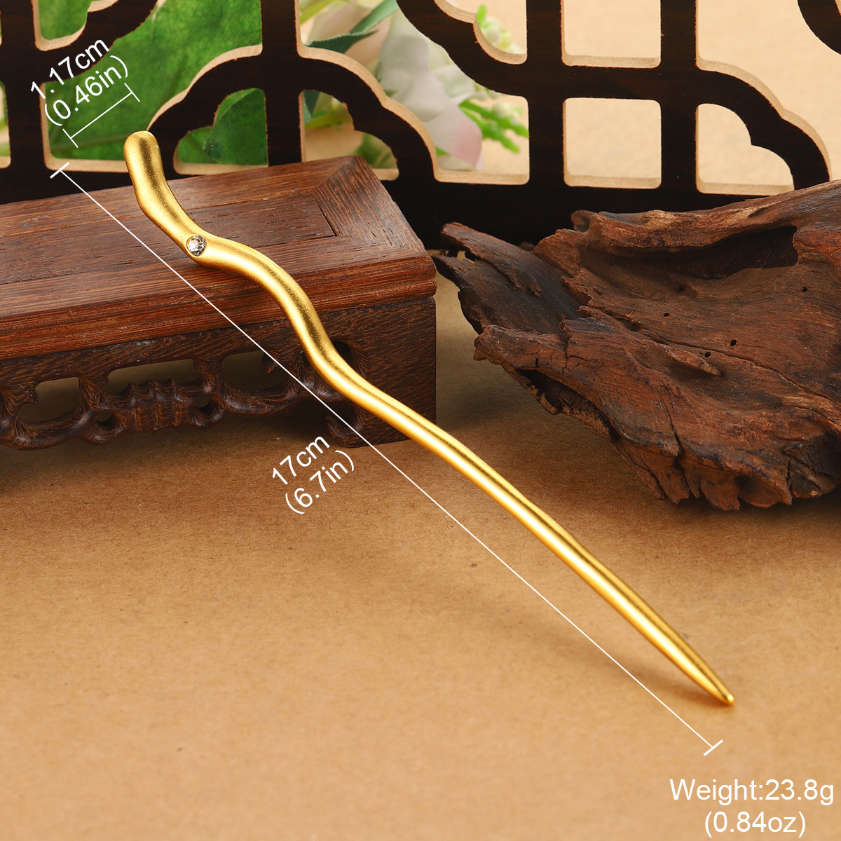 New ancient-style hair accessories, new hair forks, high-end Hanfu accessories, high-end ornaments, hollowed-out dragon geometric auspicious cloud hairpins wholesale pic 28