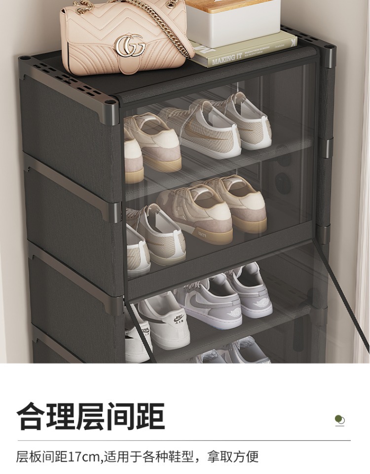 鞋架多层家用门口结实耐用防尘透明鞋子置物架宿舍简易鞋柜收纳详情15