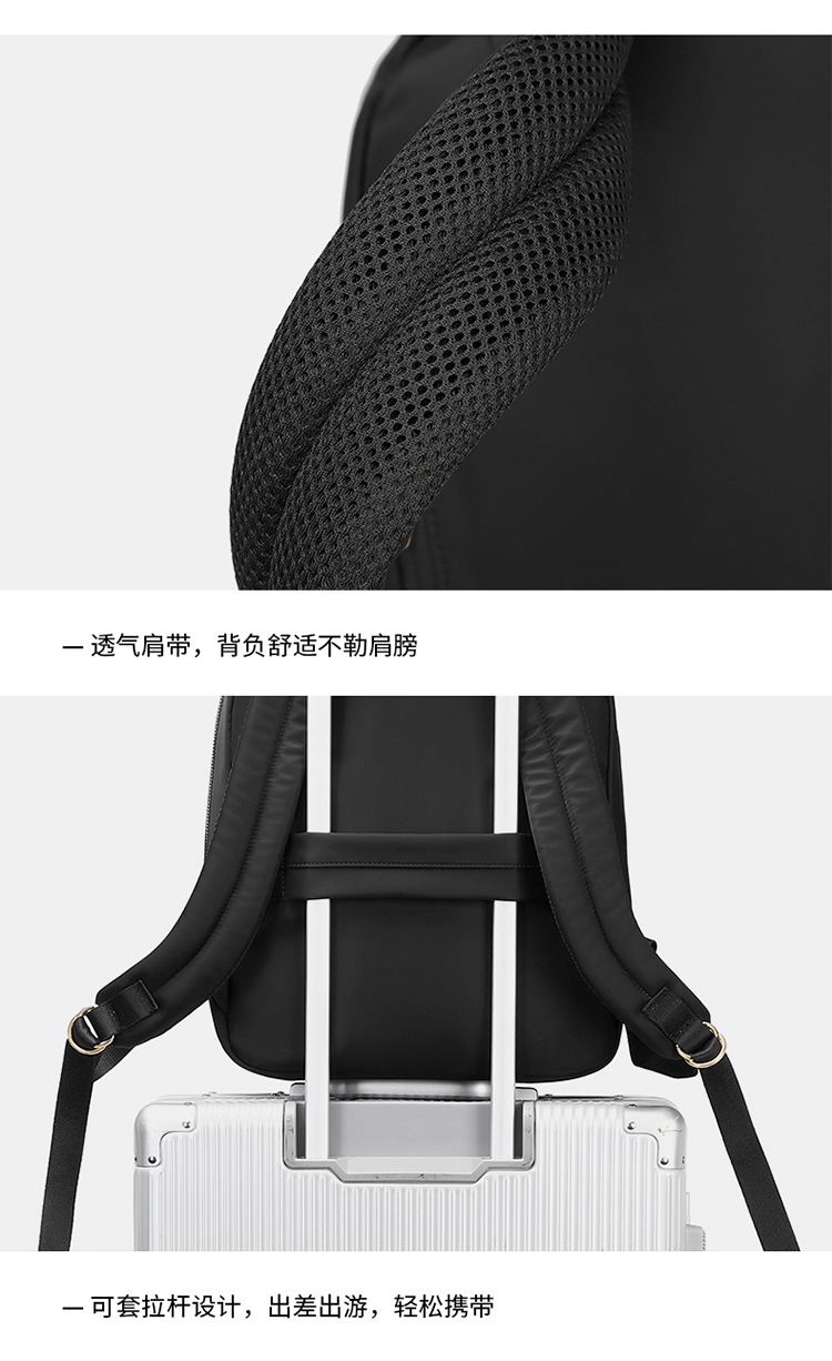 The 2023 new business and casual backpack is a lightweight and simple computer bag with large capacities of 15.6 inches, 14 inches and 13 inches pic 19
