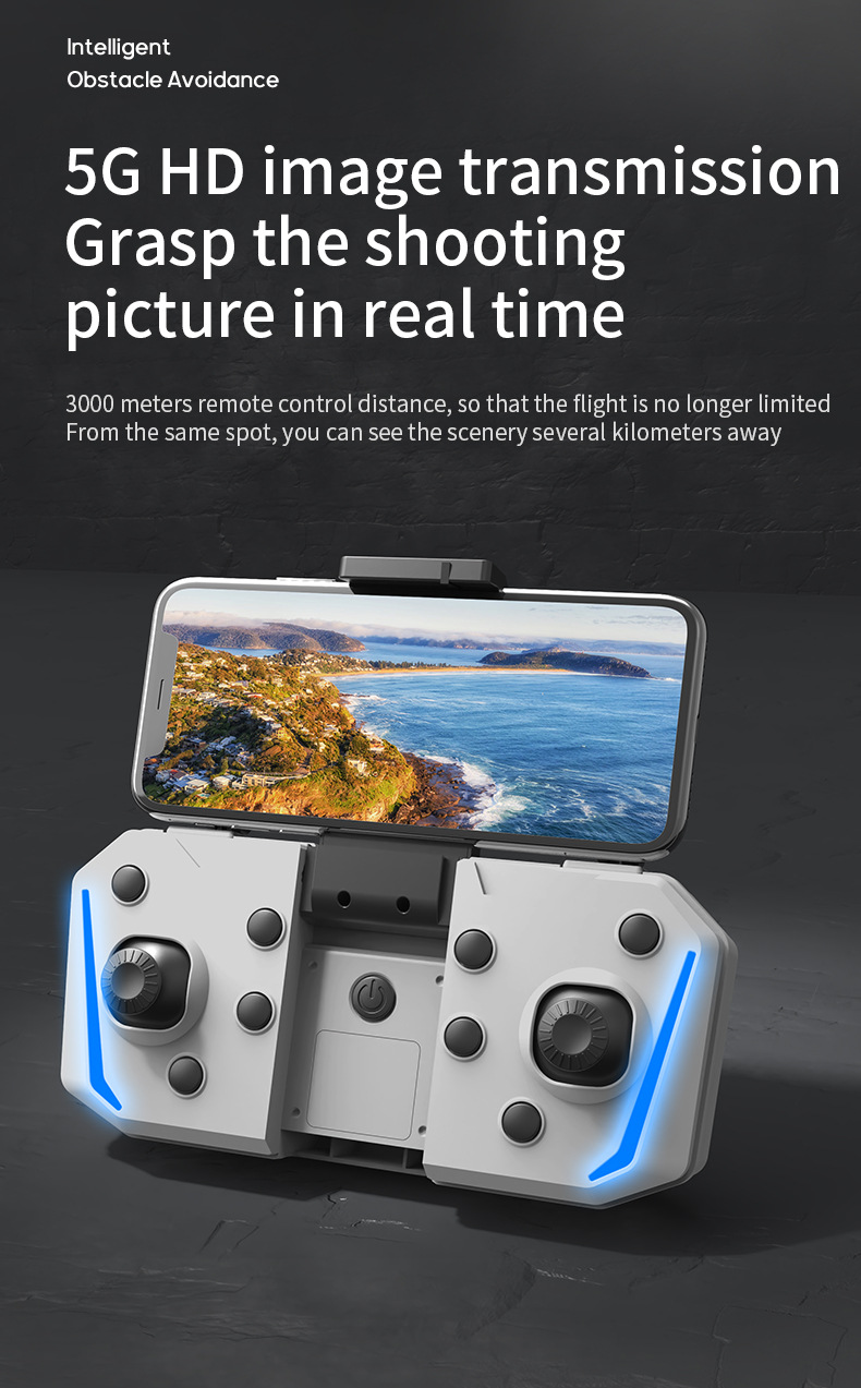 Cross-border new product J5 Drone brushless GPS positioning high-definition aerial photography obstacle avoidance four-axis remote control aircraft toy gift box pic 38