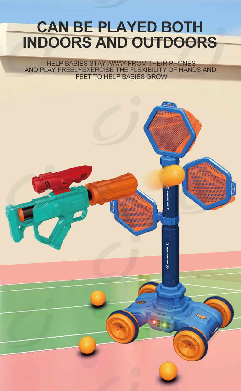 Pistola de juguete aerodinámica transfronteriza para niños pistola de tiro deportivo blanco pariente interactivo infantil pistola de juguete de tiro eléctrico pic 6