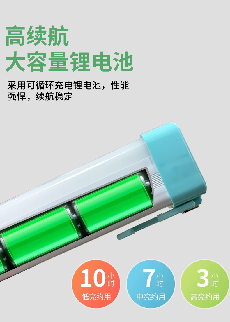 Jiuliang DP outdoor emergency light tube, fire light, ambient light, 12V waterproof strong light pic 2