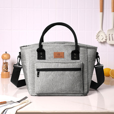 新款食尚大容量餐包带饭便当包学生保温饭盒袋野餐包防水保温袋 Runhui Cross-border Amazon exclusive supply insulated boxes, outdoor portable ice packs, takeout and food delivery insulated packs, picnic packs pic 20