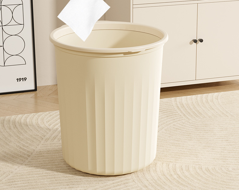 Large-capacity household trash can for living room, kitchen, bathroom, toilet and office, thickened and detachable with pressure ring paper basket pic 7