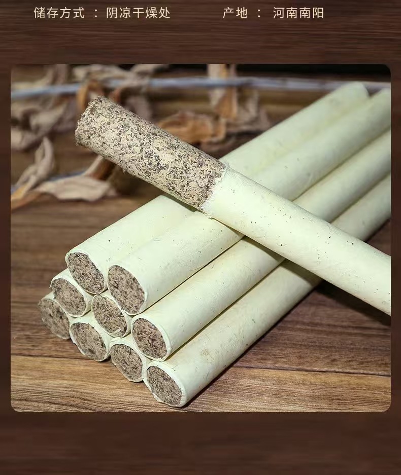 Stone-ground moxa sticks, moxa columns, pure moxa fluff strips, genuine household three-year-old moxa moxibustion strips, hand-smoked strips for health care pic 11