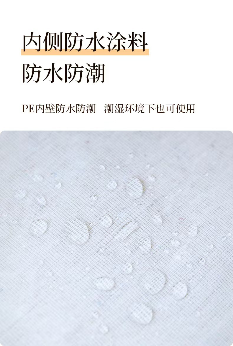 棉麻家用脏衣篮折叠大容量洗衣篮收纳玩具收纳筐手提浴室脏衣篓详情11