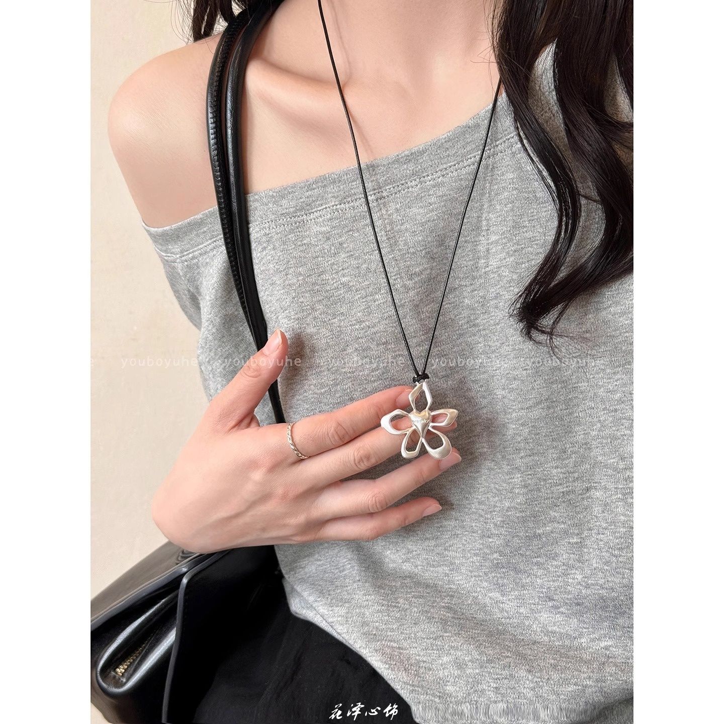 韩版自制!原创韩版ins海洋派大星长款项链小众复古百搭项链颈饰详情10