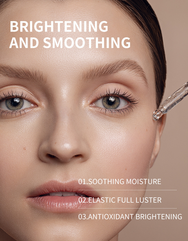 Cross-border collagen Essence moisturizes and hydrates the face, improves pores and reduces wrinkles. Foreign trade turmeric essence for women 30ml pic 12