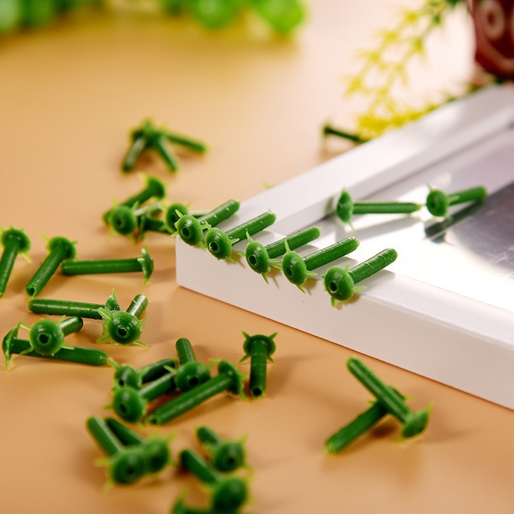 批发仿真花塑料配件花托2.5cm直心玫瑰花心绢花水草植物花厂家直详情2