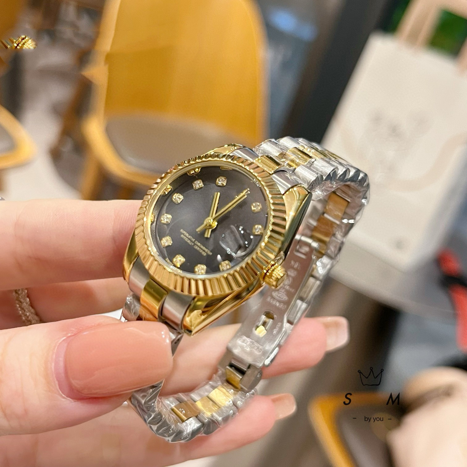 微商劳力家士日志系列时尚潮流钢带手表女名表石英手表女男代发详情30