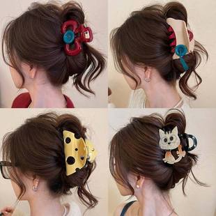 Elegant one-line hair clip, twist clip at the back of the head, 2025 new style, light luxury and high-end style, updo, grab clip, duckbill clip headwear pic 2