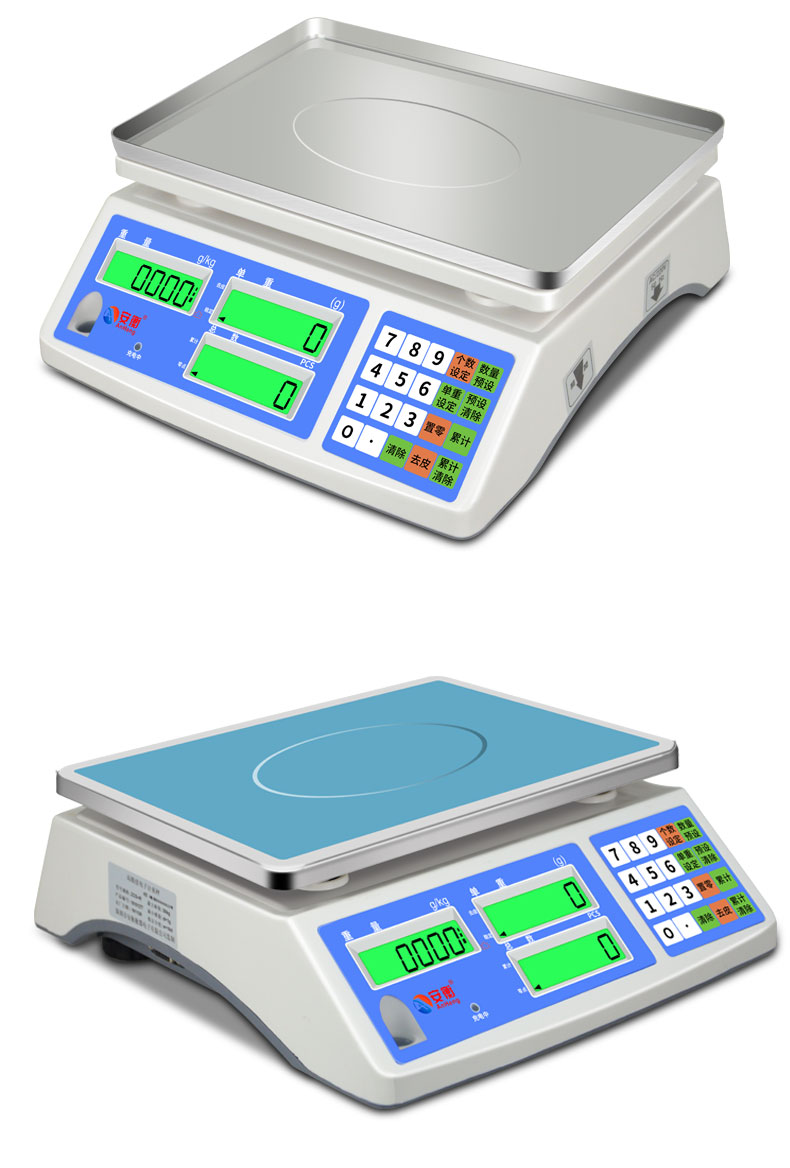 High-precision electronic scale 0.01g counting platform scale, weighing commercial pricing scale 15kg/0.1g industrial platform scale pic 13