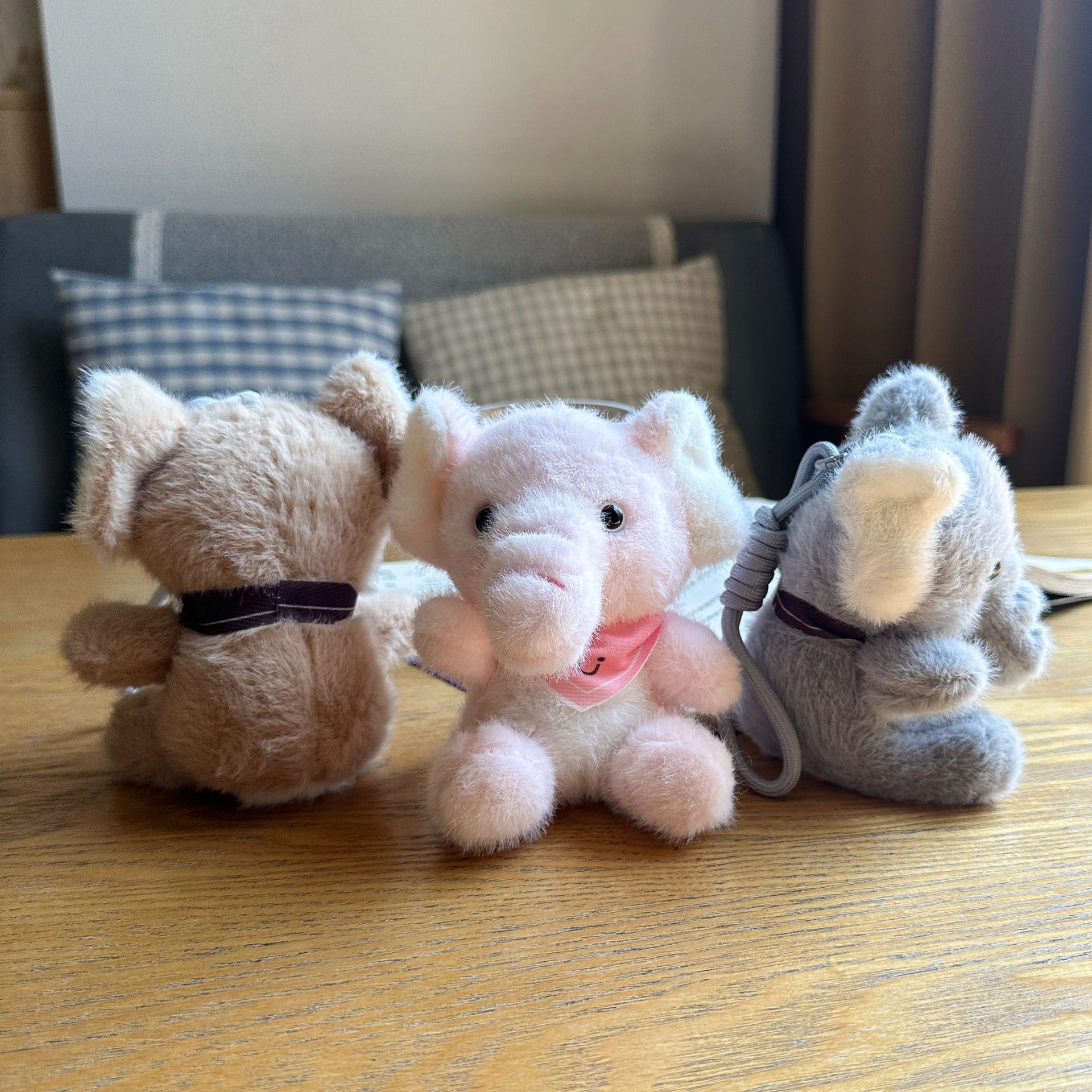 网红可爱萌围巾大象挂件毛绒玩具公仔书包包包挂饰钥匙扣娃娃玩偶详情15