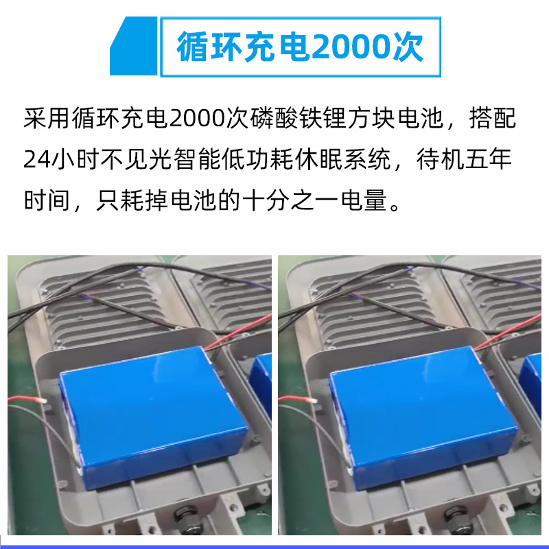 18V快充MPPT太阳能路灯爆亮60W天黑自动亮新款太阳能路灯100W批发详情16