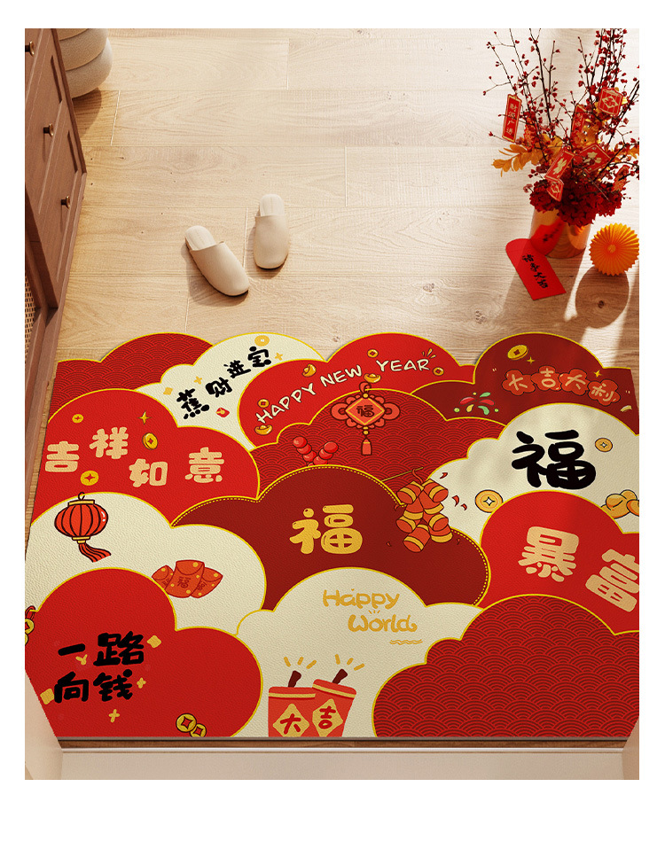 High-end floor mat for the entrance door, no-wash and dirt-resistant, pvc washable entrance mat, leather anti-slip mat for the entrance mat pic 18