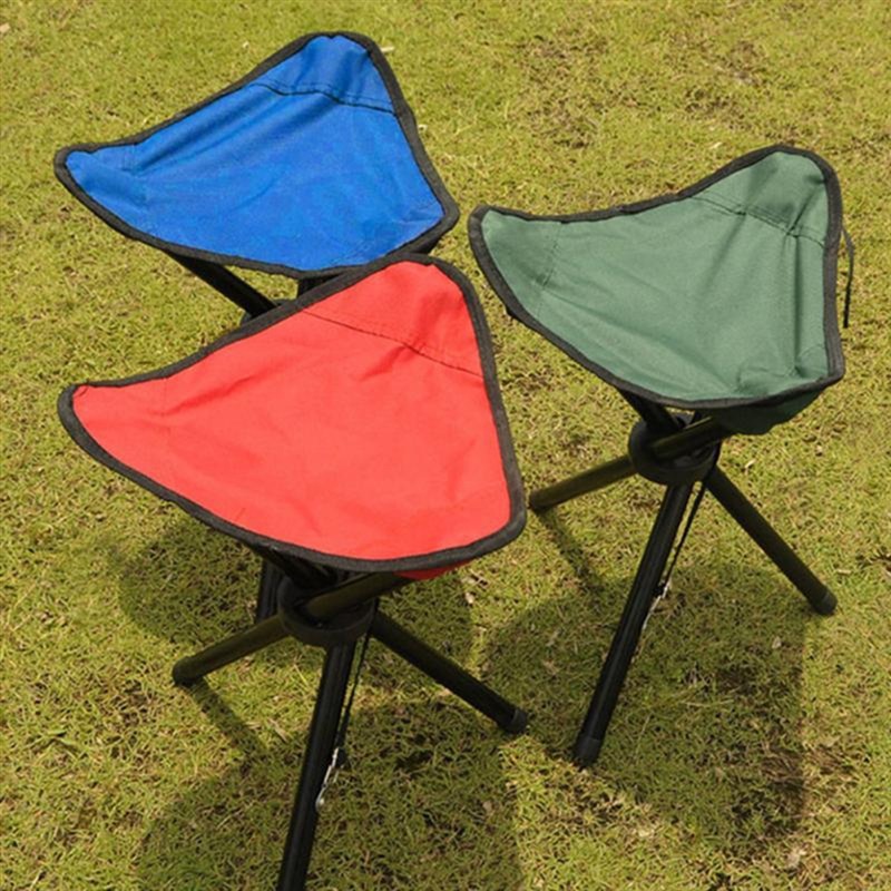 Fishing chair, outdoor folding stool, portable outdoor camping fishing stool, folding triangular stool, ultra-light small stool pic 1
