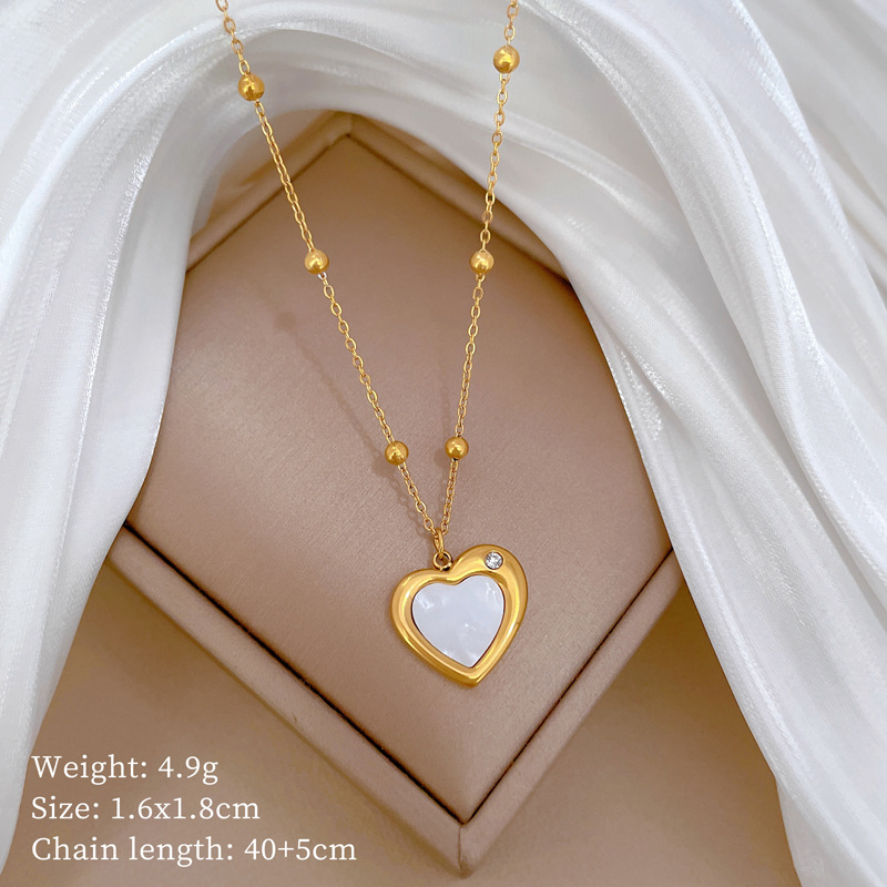 【通体钛钢】炉内真金幸运草爆款冷淡项链女ins网红锁骨链配饰品详情43