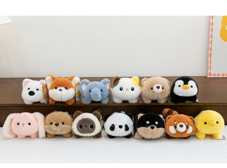 Wholesale of plush toys, children's panda dolls, female office pink rabbit wrist pads and desk companions pic 15