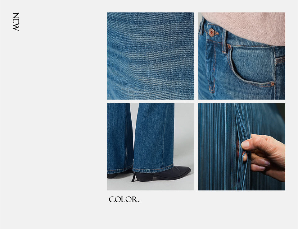 French fries pants/High-waisted Jeans for women, narrow straight-leg pants, elastic retro style, autumn/Winter 25, slimming and casual pic 10