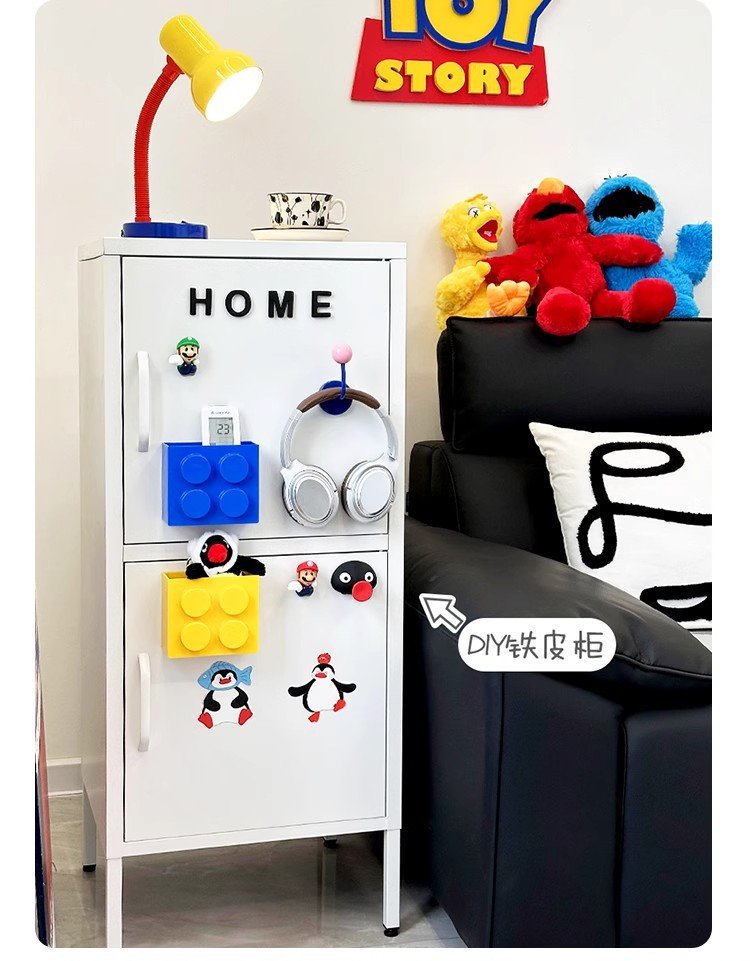 Entrance door mask storage box, wall-mounted anti-theft door without drilling holes, magnetic storage box for the entrance hall, right-angle storage box pic 16