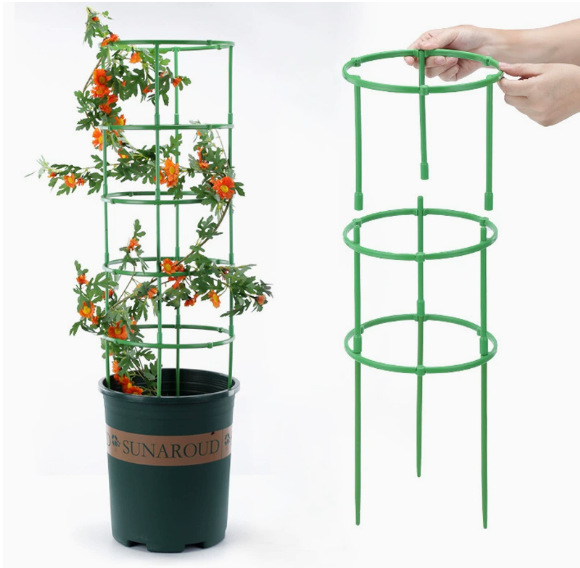 塑料可拼接花支架花盆挂钩绿植绿萝花盆墙面吊篮储水壁挂花盆详情6