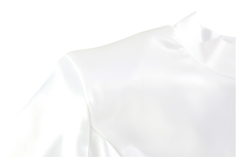 欧美亚马逊修身显瘦轻奢气质宫廷风高级缎面披风袖礼服连衣裙短裙详情14