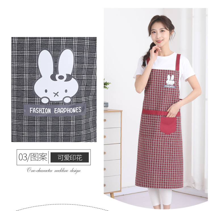 加长过膝围裙加大过膝中厚款厨房家用男女防污围腰耐脏工作服背带详情6