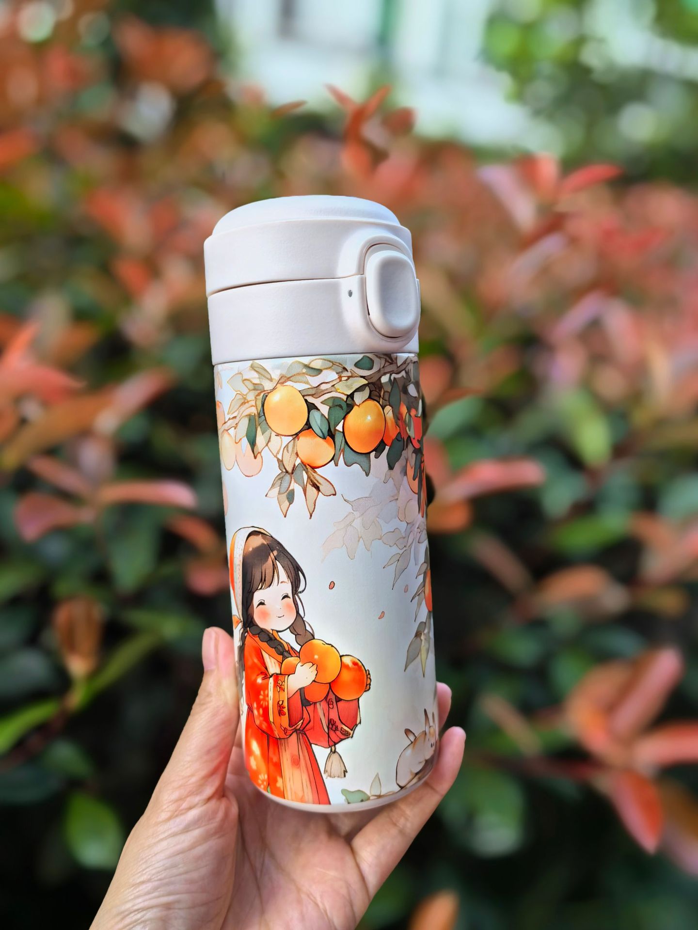 水杯女可爱304豌豆保温杯女高颜值便携水杯海洋风杯子赠送批发详情27