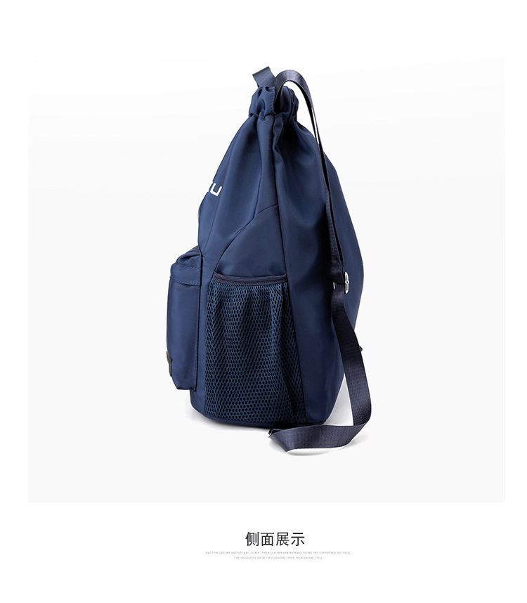 篮球包大容量男女旅行运动双肩包折叠健身包训练背包束口袋抽绳包详情6