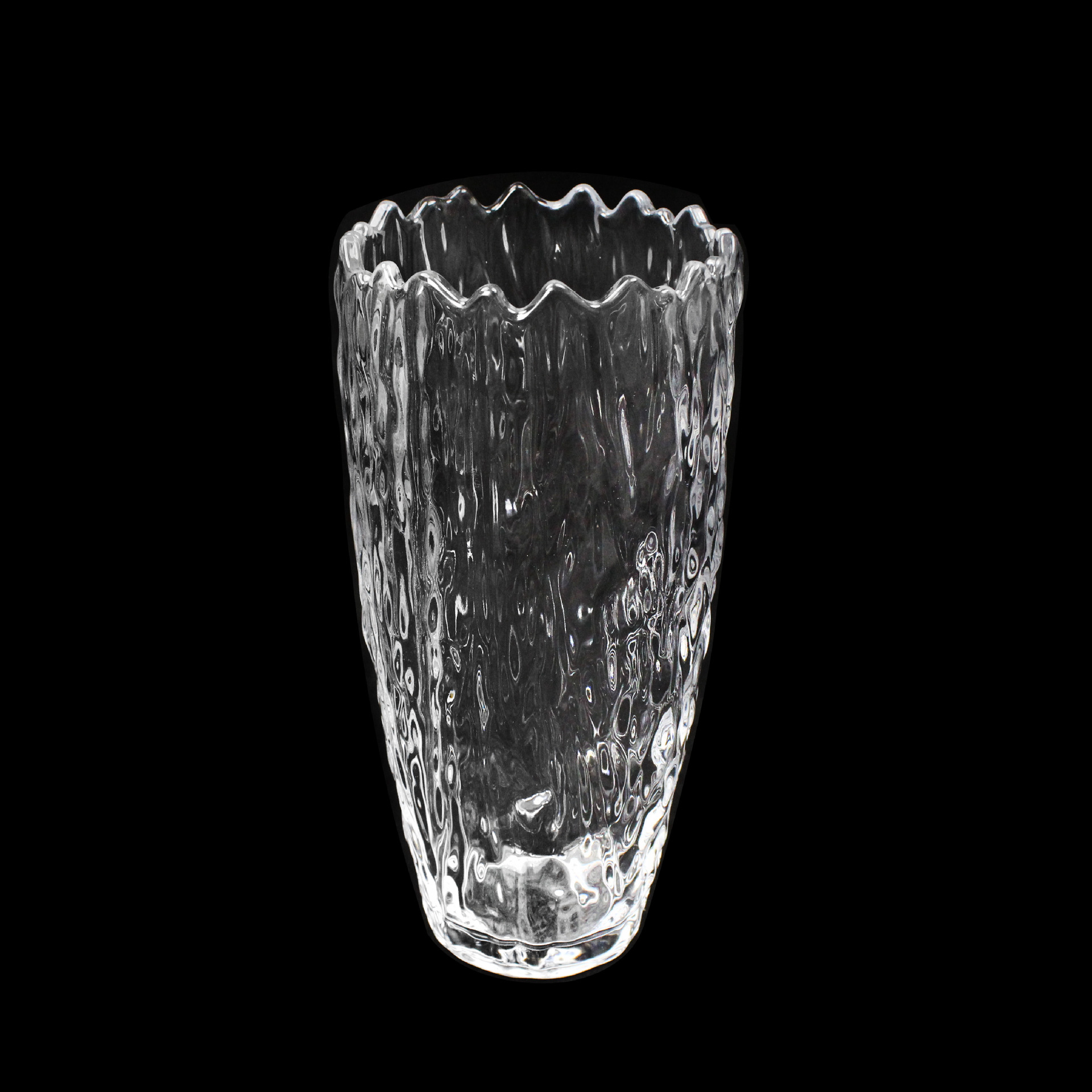 The new cross-border 2024 glacier bark glass fruit plate, fruit blue fruit bucket, kitchen and living room ornaments are selling well pic 1