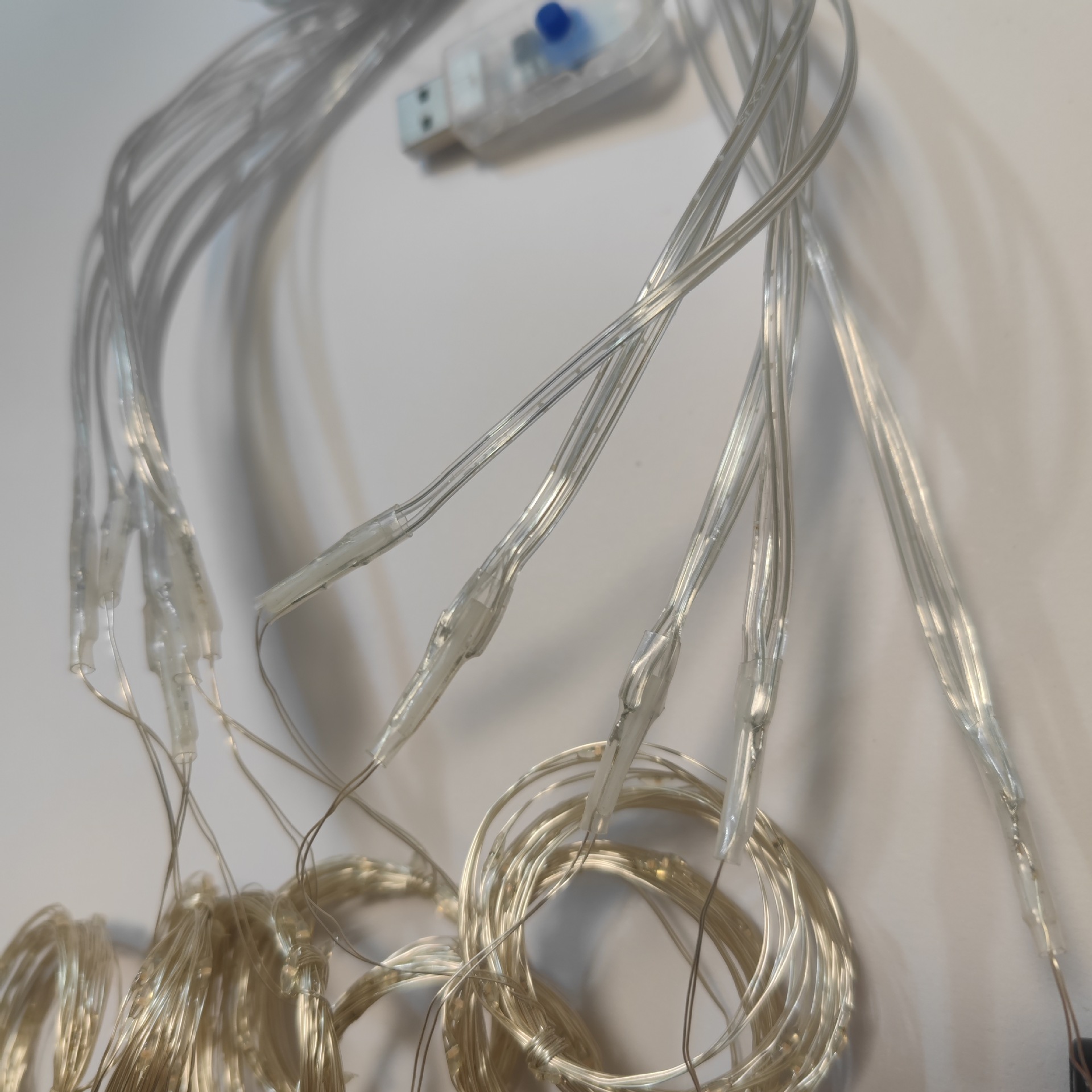 跨境亚马逊LED铜线灯窗帘灯串USB遥控3*3带挂钩圣诞婚庆卧室装饰详情20