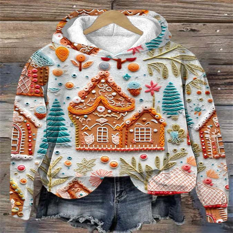 2025秋冬季女士跨境3D卫衣热门数码印花连帽衫带帽卫衣热卖款外套详情6