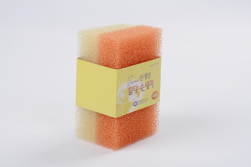 仿丝瓜海绵擦不掉渣不沾油洗碗海绵厨房刷锅刷碗丝瓜络清洁棉去油详情6