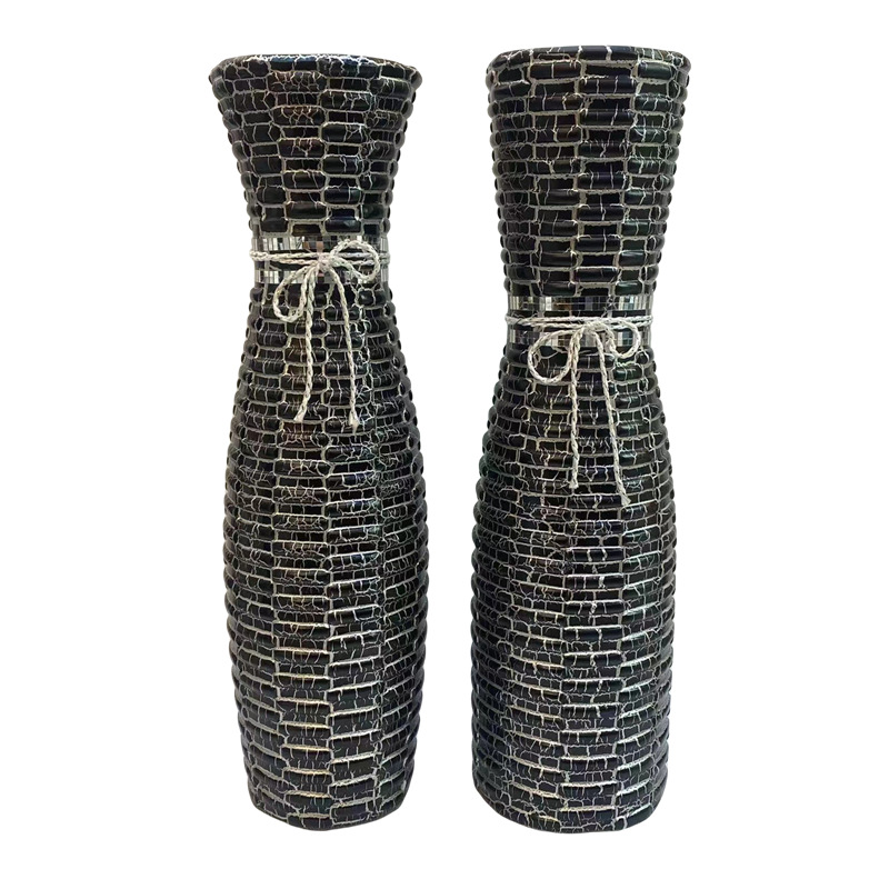 60cm花瓶厂家批发陶瓷花瓶欧式客厅摆饰绢花工艺落地大小花瓶详情18