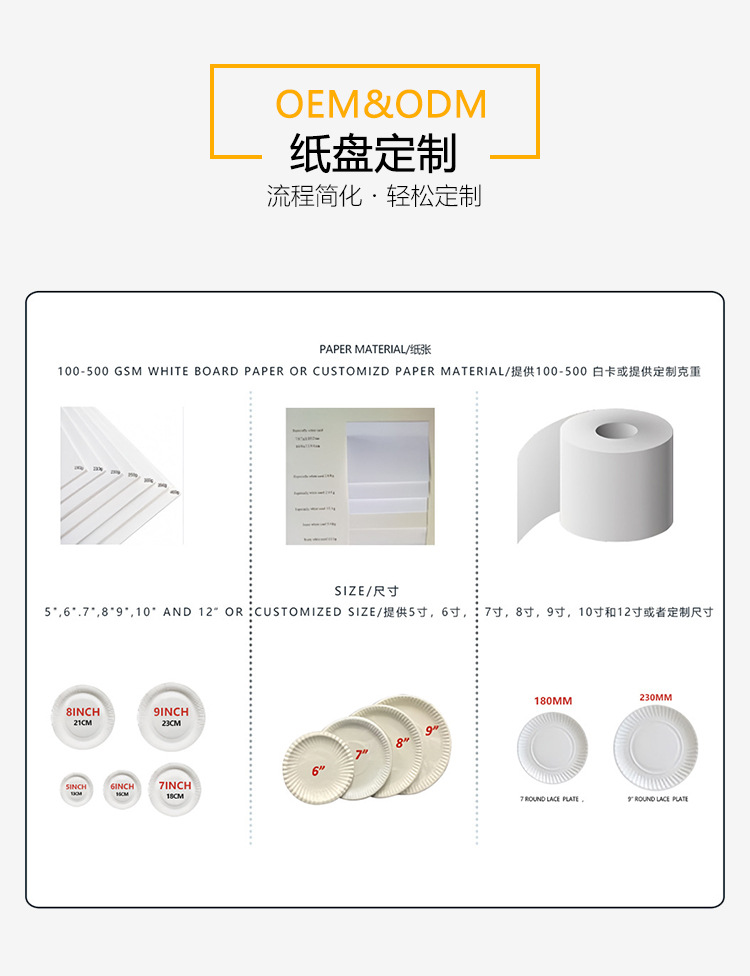 跨境派对一次性餐盘纸质盘子布置道具六角盘菱形家用创意派对纸盘餐具详情7