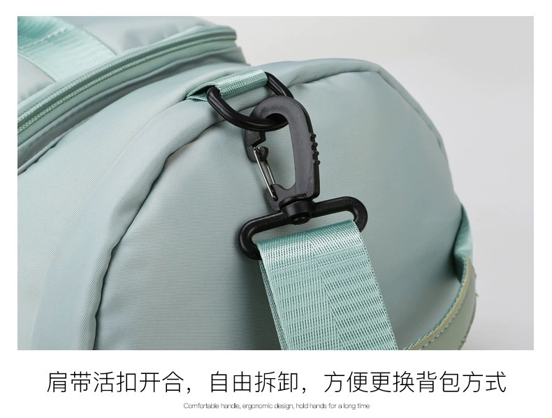 Large-capacity travel bags for foreign orders, multi-functional sports bags, dry and wet separation waterproof fitness bags, hand-held double-shoulder luggage bags pic 16