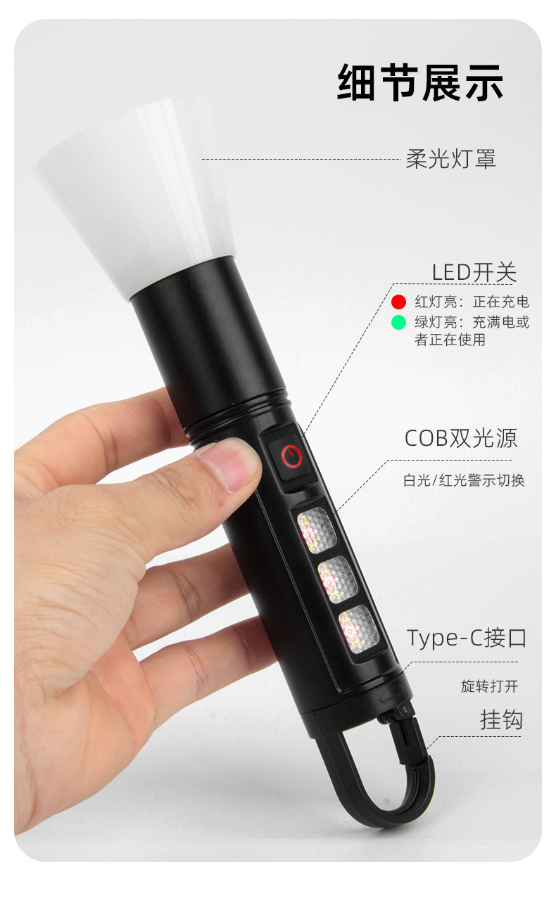 Многофункциональная горелка H20 lightning lightning COB с боковой лампой lightning cob pic 20