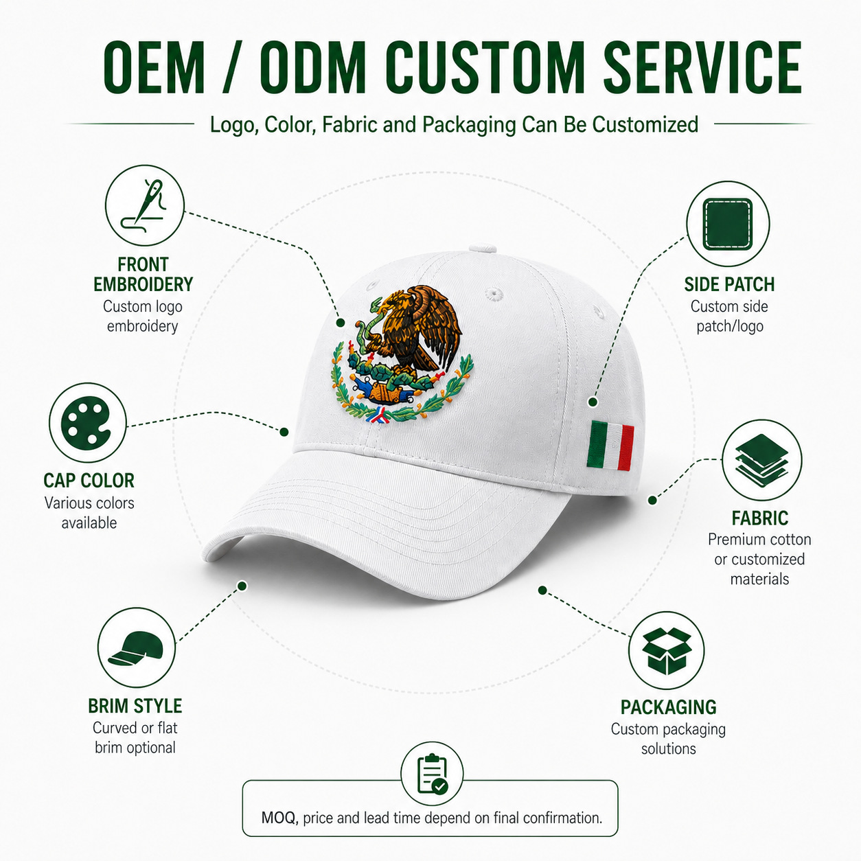 2026 new style hardtop baseball cap cross-border trade customization Trend brand hat customization Printed embroidery logo pic 5