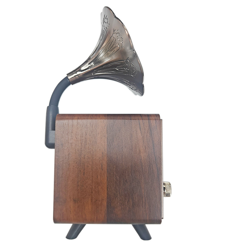 G3000蓝牙音箱迷你无线高音低音响复古台式木质插卡U盘播放高音质详情7