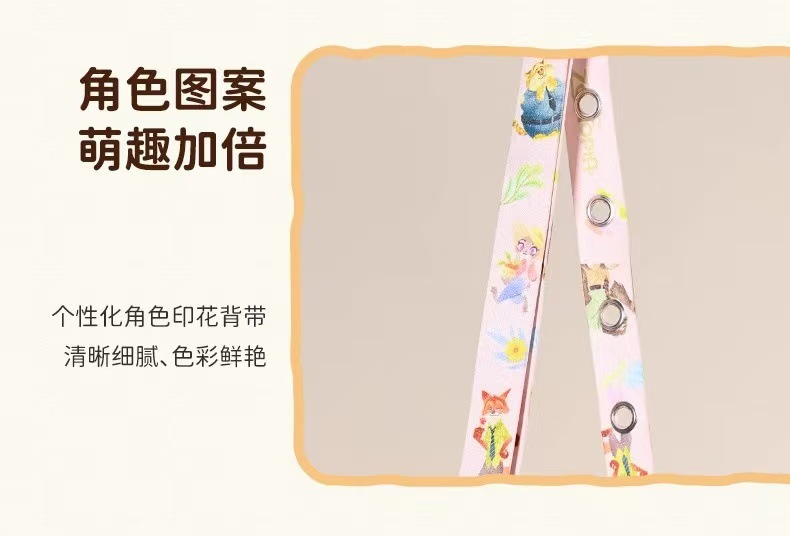 迪士尼正版授权疯狂动物城朱迪尼克春日花花痛带斜挎包毛绒公仔包详情7